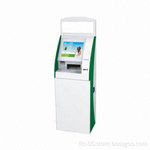 Health Kiosk with 17-inch Touchscreen and Motorized Card Reader